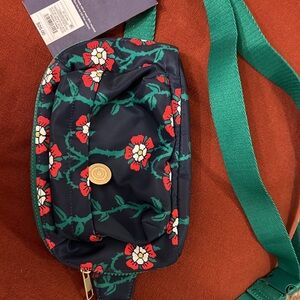 Target Floral Crossbody Bag - Red and Green